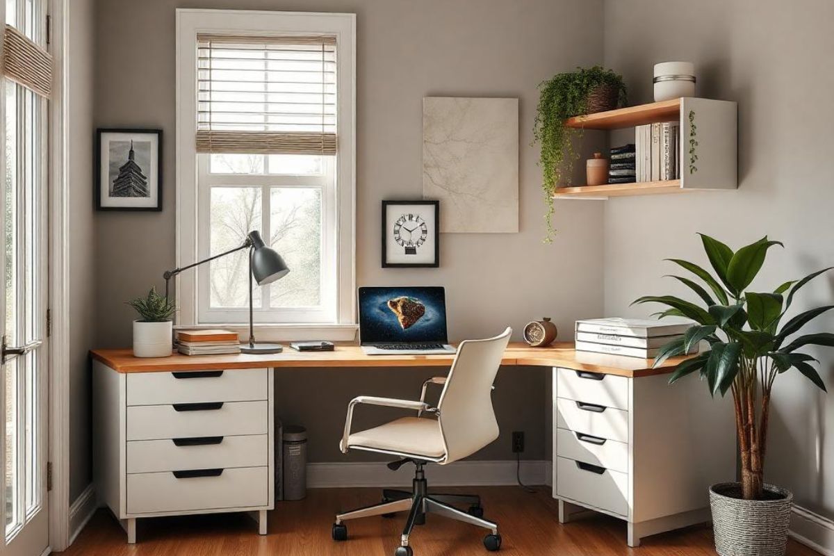 Remote Work and Office Setups in a Tiny House