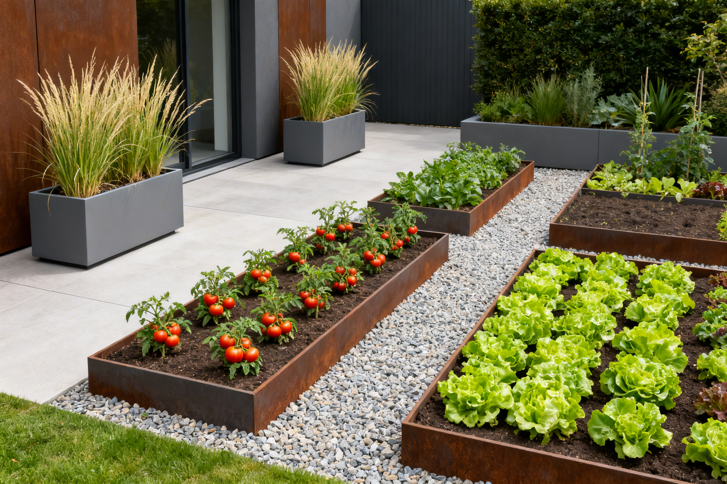 Tiny House Garden Ideas for Summer Vegetables and Herbs