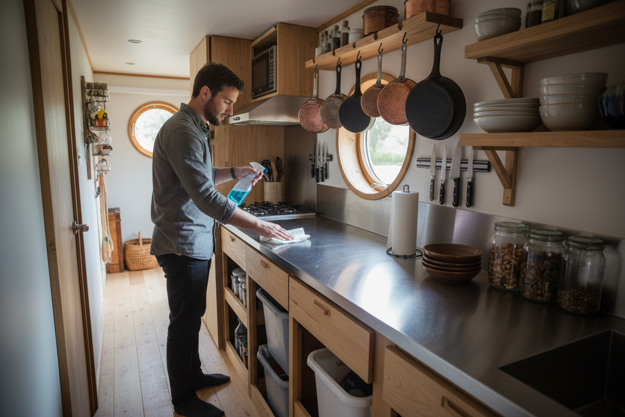 How to Spring Clean Your Tiny Home: Tips for Maximum Space & Efficiency