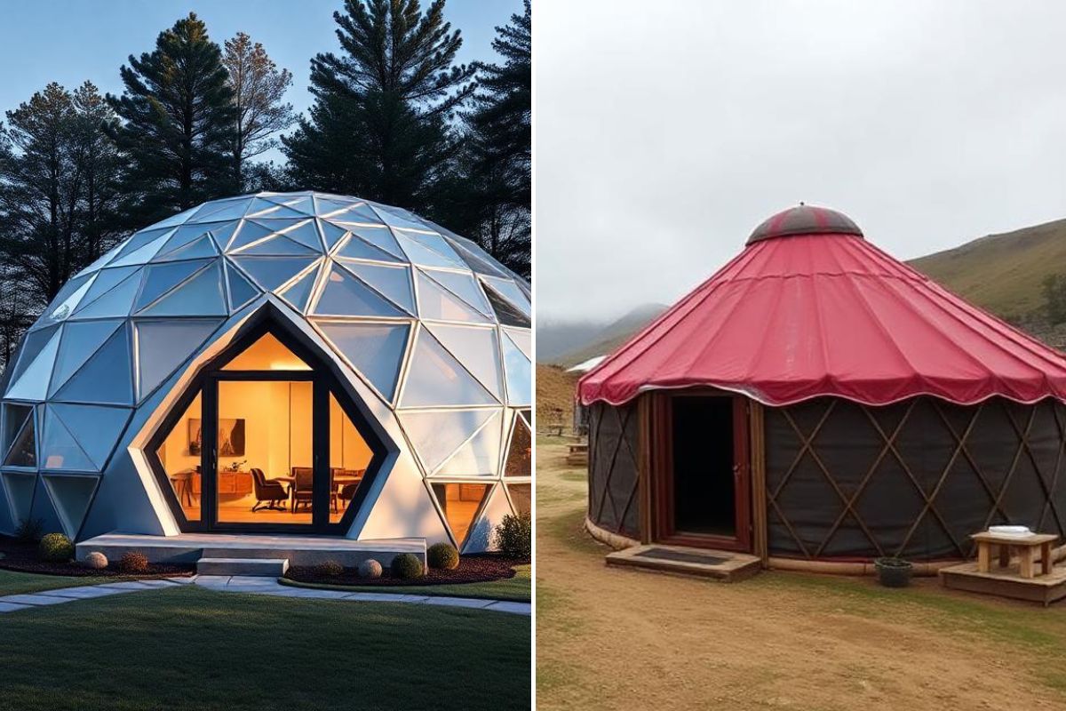 Yurts and Geodesic Domes