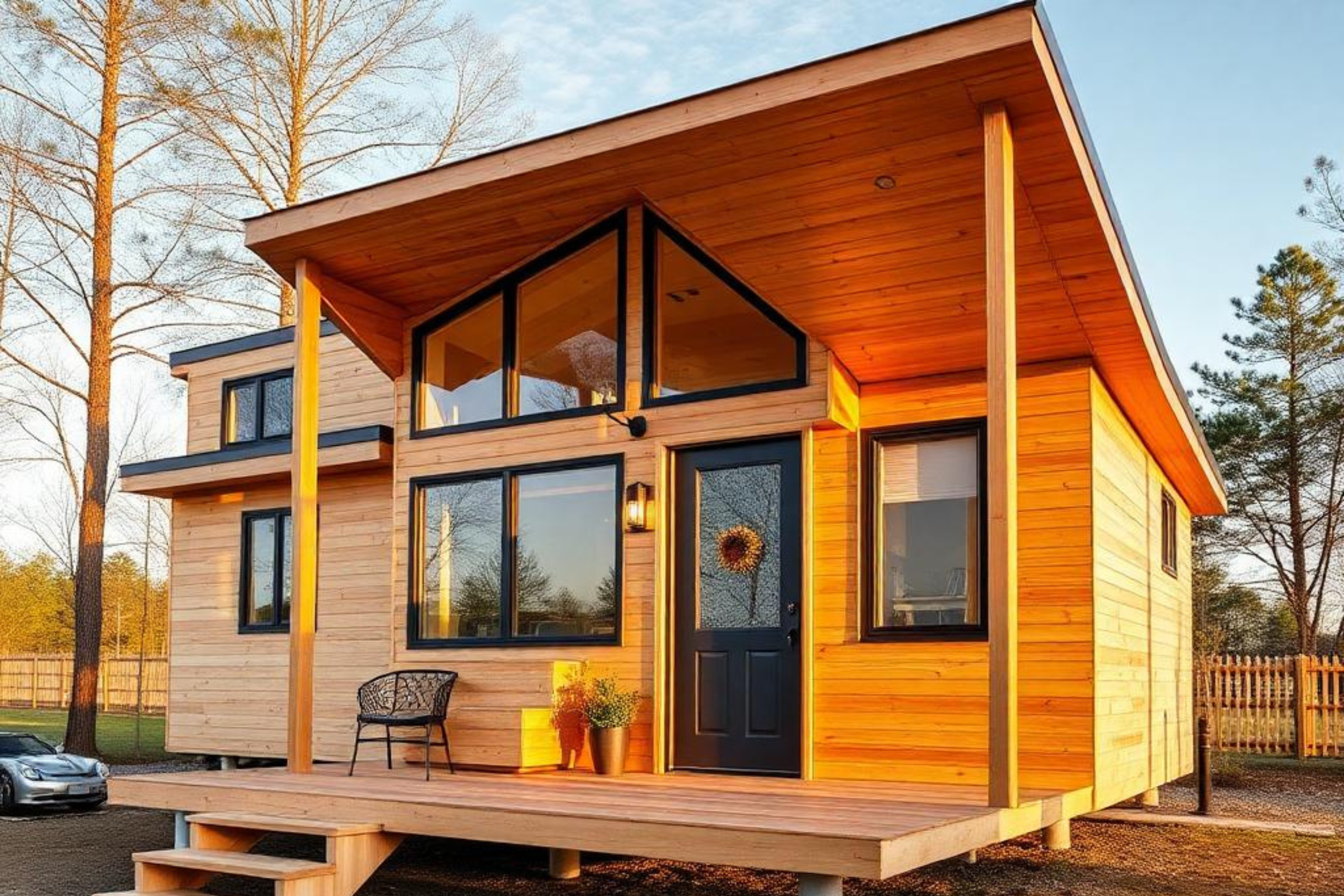 How to Build a Tiny House Deck for Summer Entertaining