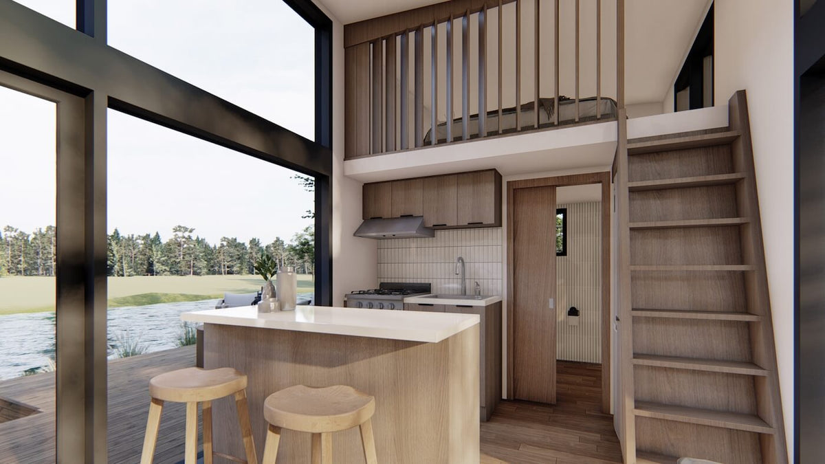 Lakeside Villa — a stunning tiny home with 3 bedrooms – TinyHousePlans.com