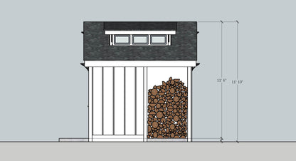 Farmhouse Storage Shed Outbuilding