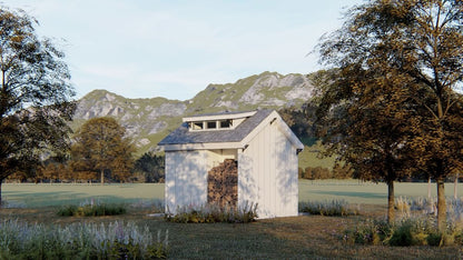 Farmhouse Storage Shed Outbuilding