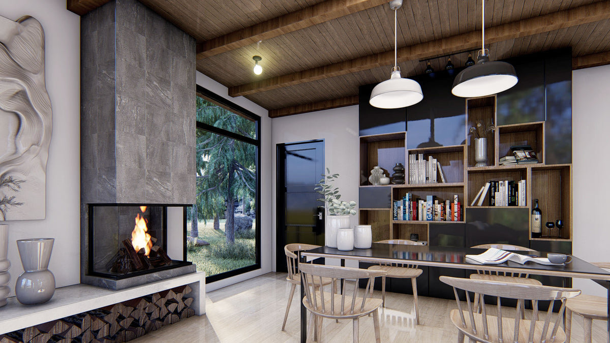 Check Out the Stunning Modern Rustic Cabin Tiny House Plan ...